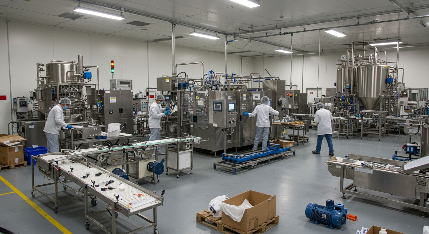 Демонтаж складов фармацевтического производства для готовой продукции