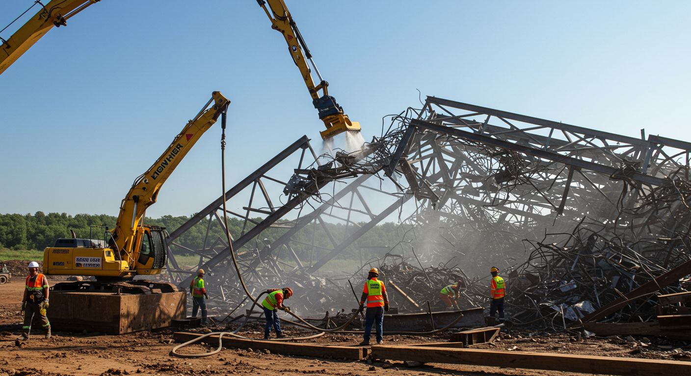 Экологический демонтаж металлоконструкций