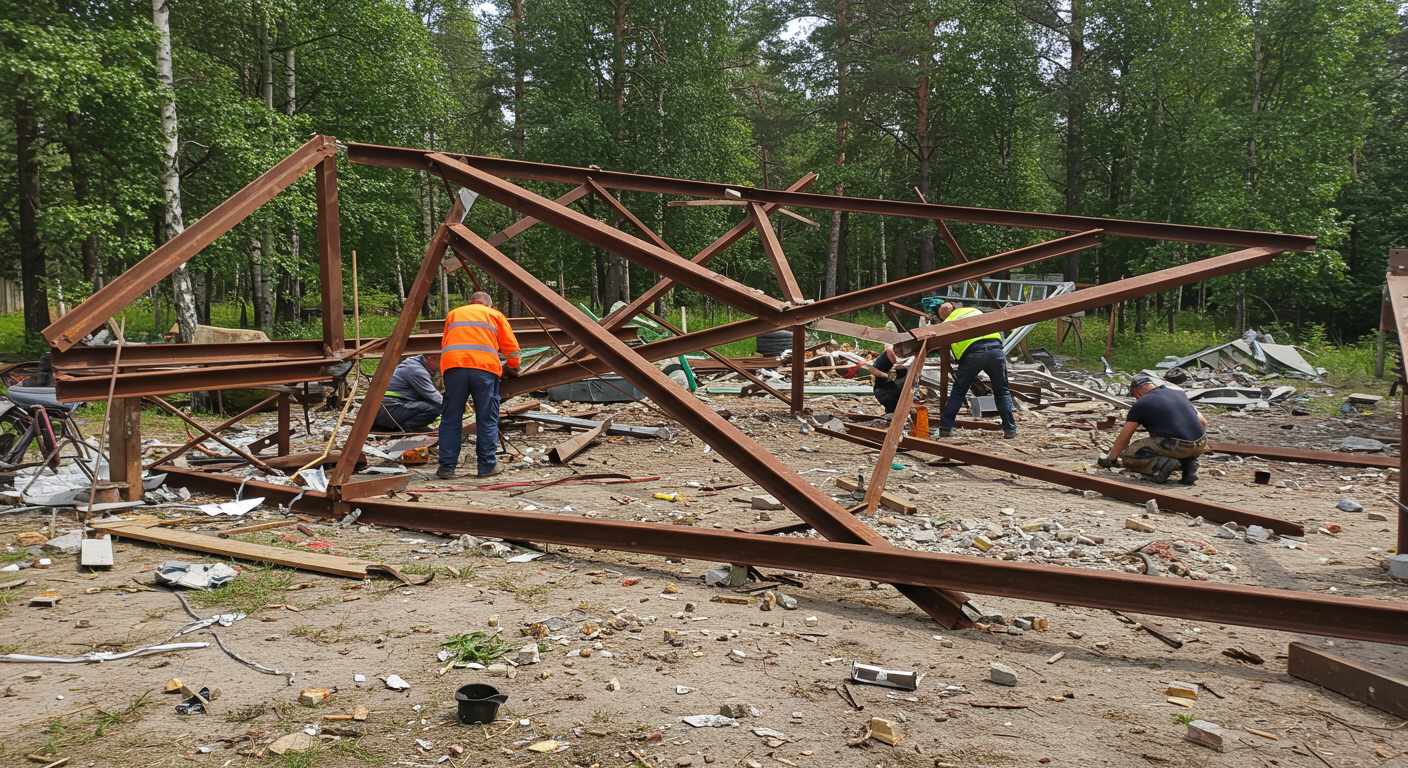 Демонтаж металлоконструкций