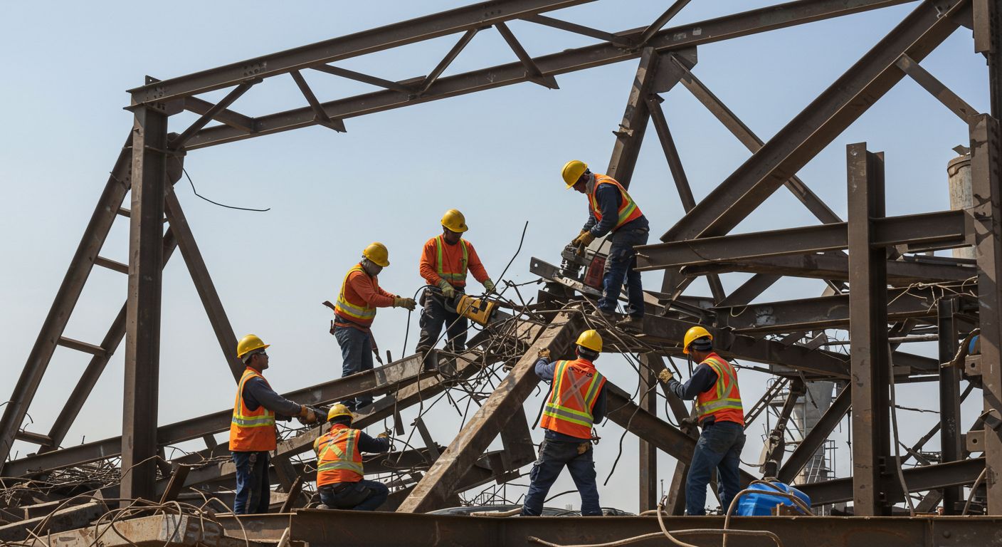 Эффективные методы демонтажа металлоконструкций