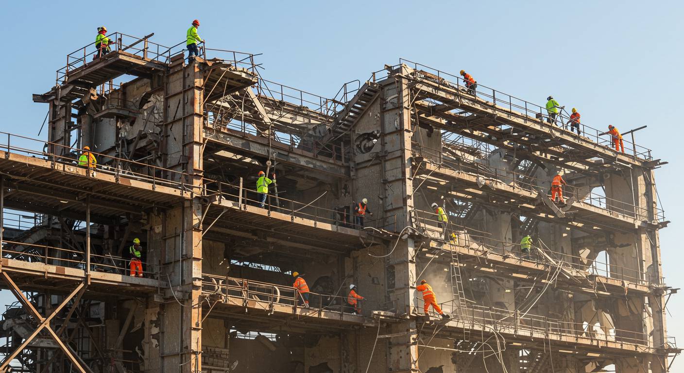 Демонтаж сложных металлических конструкций