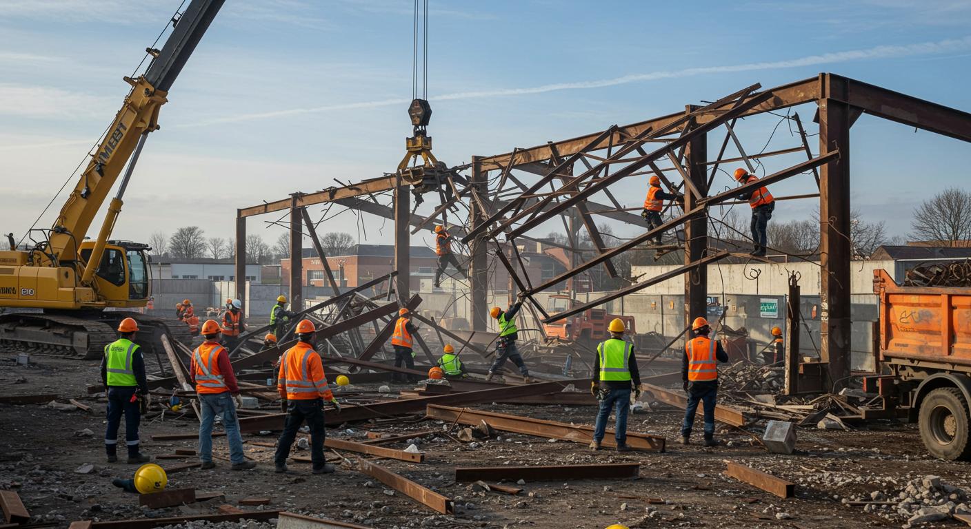 Организация вывоза металлоконструкций с объекта Вывоз металлоконструкций с объекта
