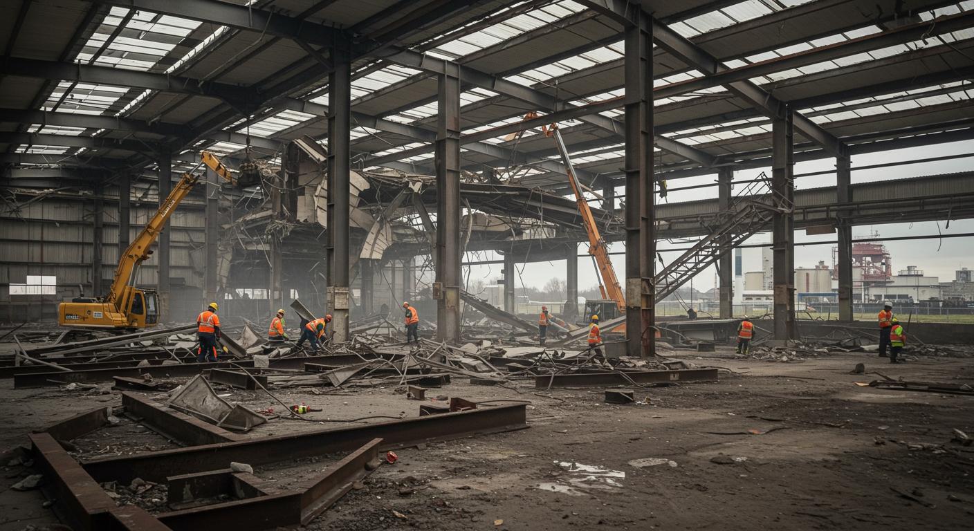 Демонтаж производственного склада