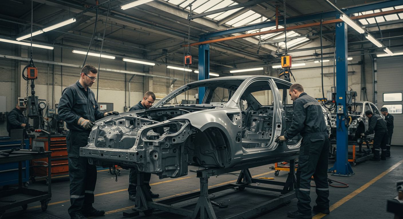 Демонтаж металлических конструкций автосервисов