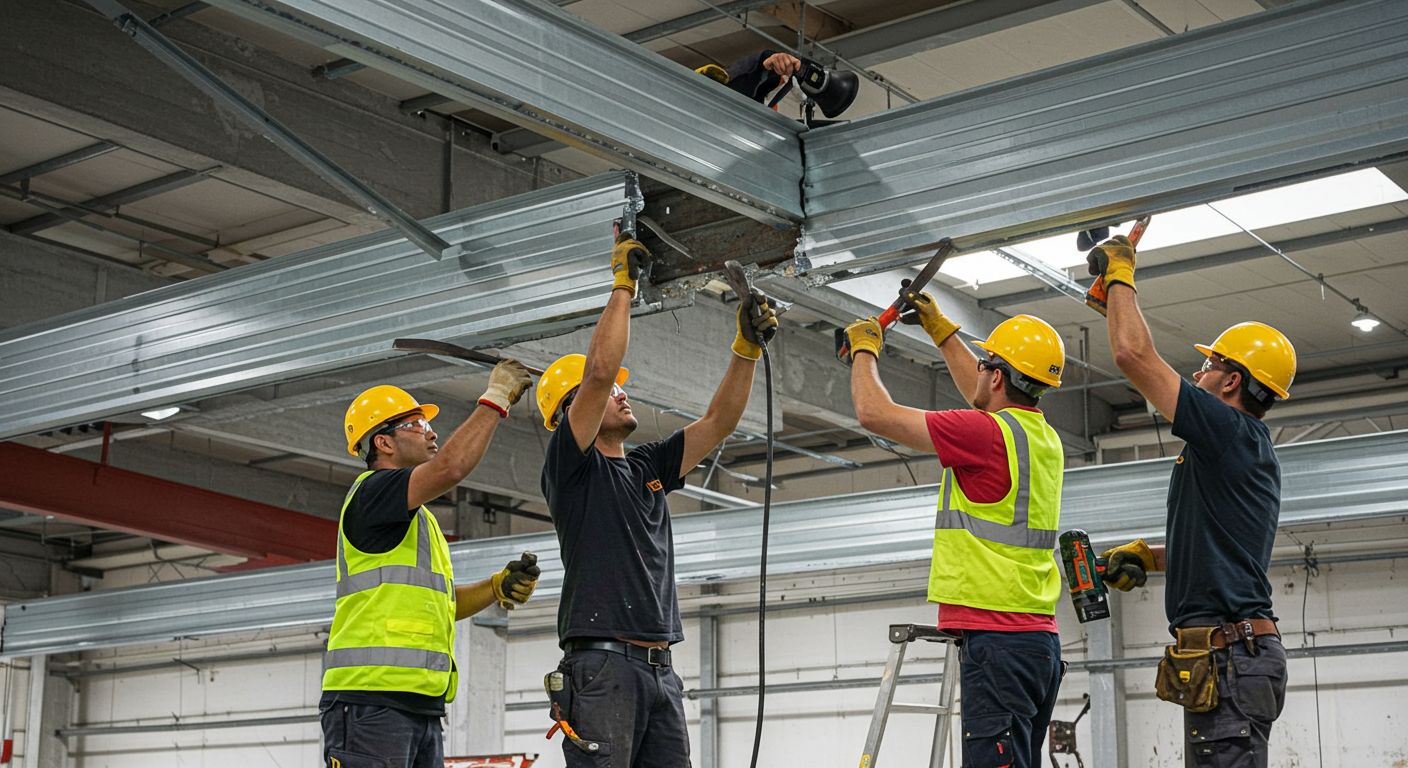 Демонтаж металлических перекрытий Демонтаж металлических перекрытий