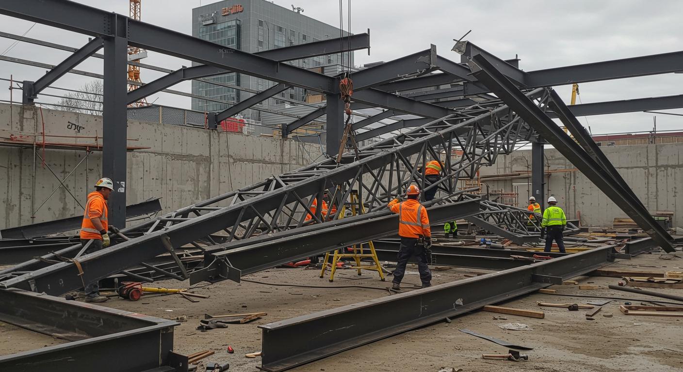 Разборка сварных металлических ферм