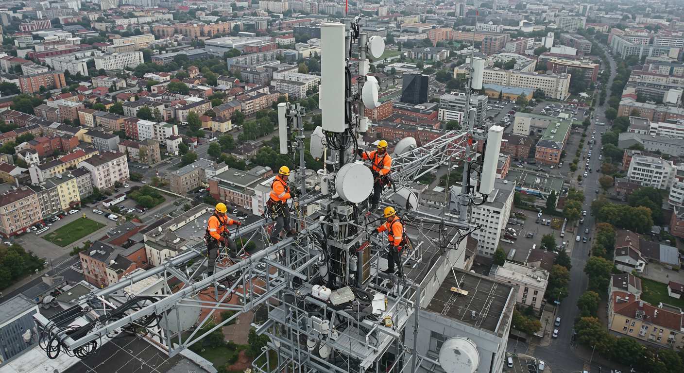 Демонтаж телекоммуникационных антенн