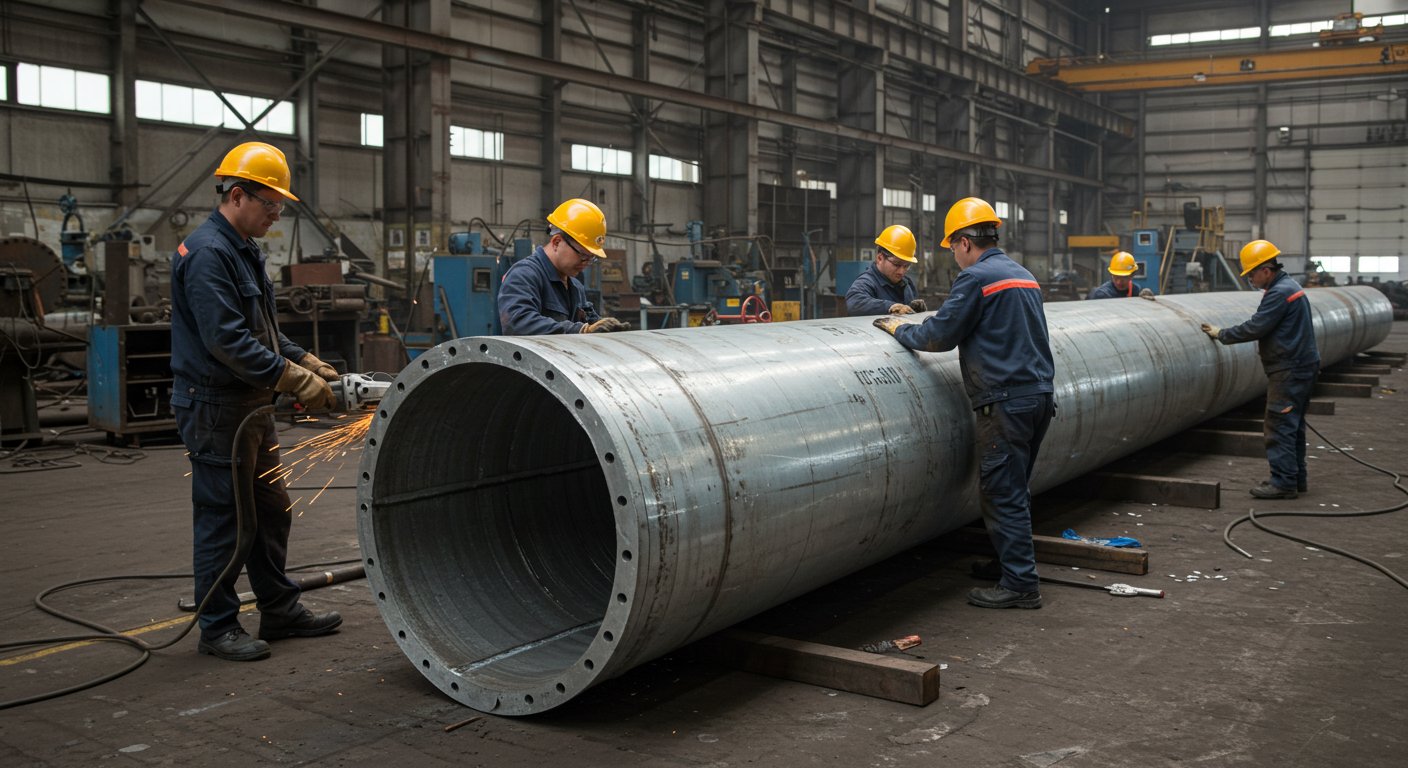 Демонтаж оцинкованных металлических труб Демонтаж оцинкованных труб