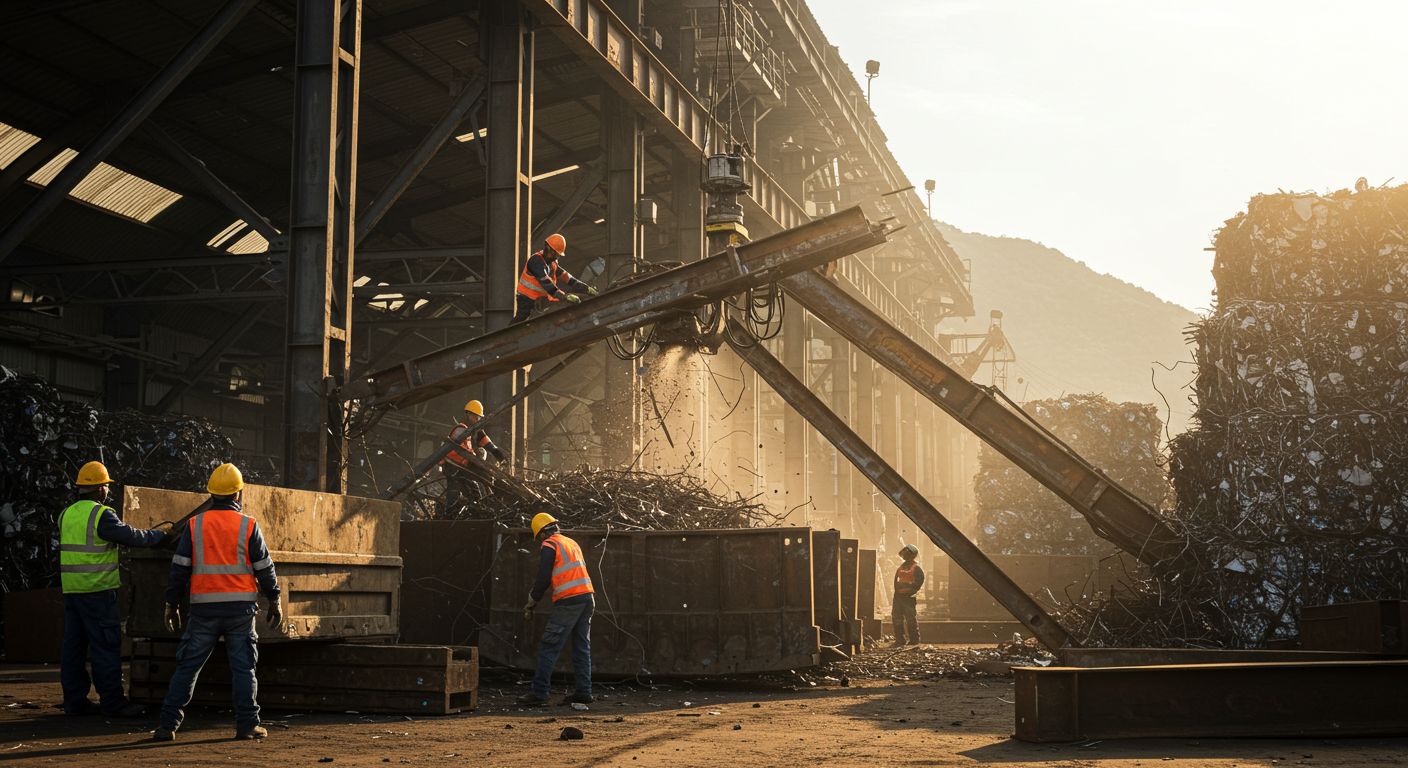 Демонтаж металлоконструкций с последующей переработкой Демонтаж металлоконструкций с переработкой