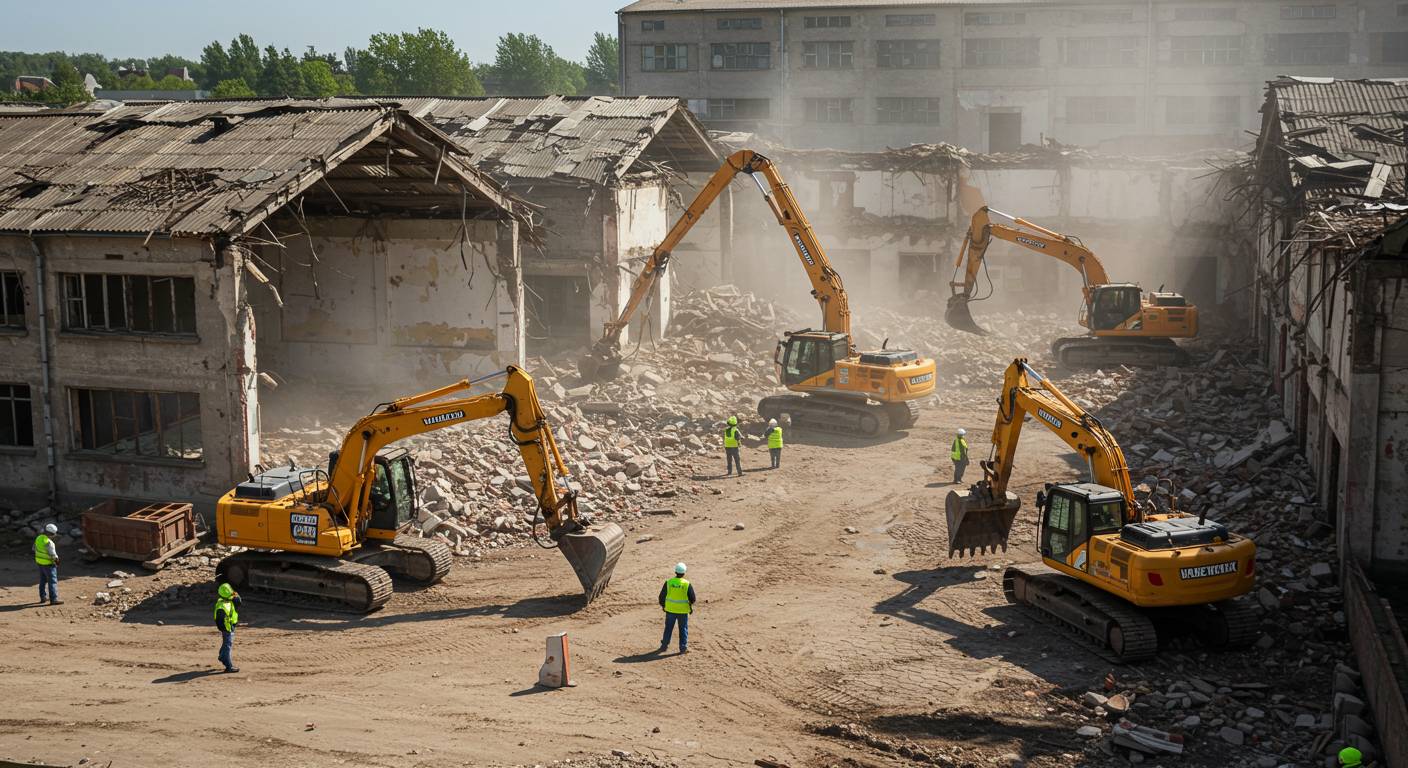 Демонтаж производственного склада