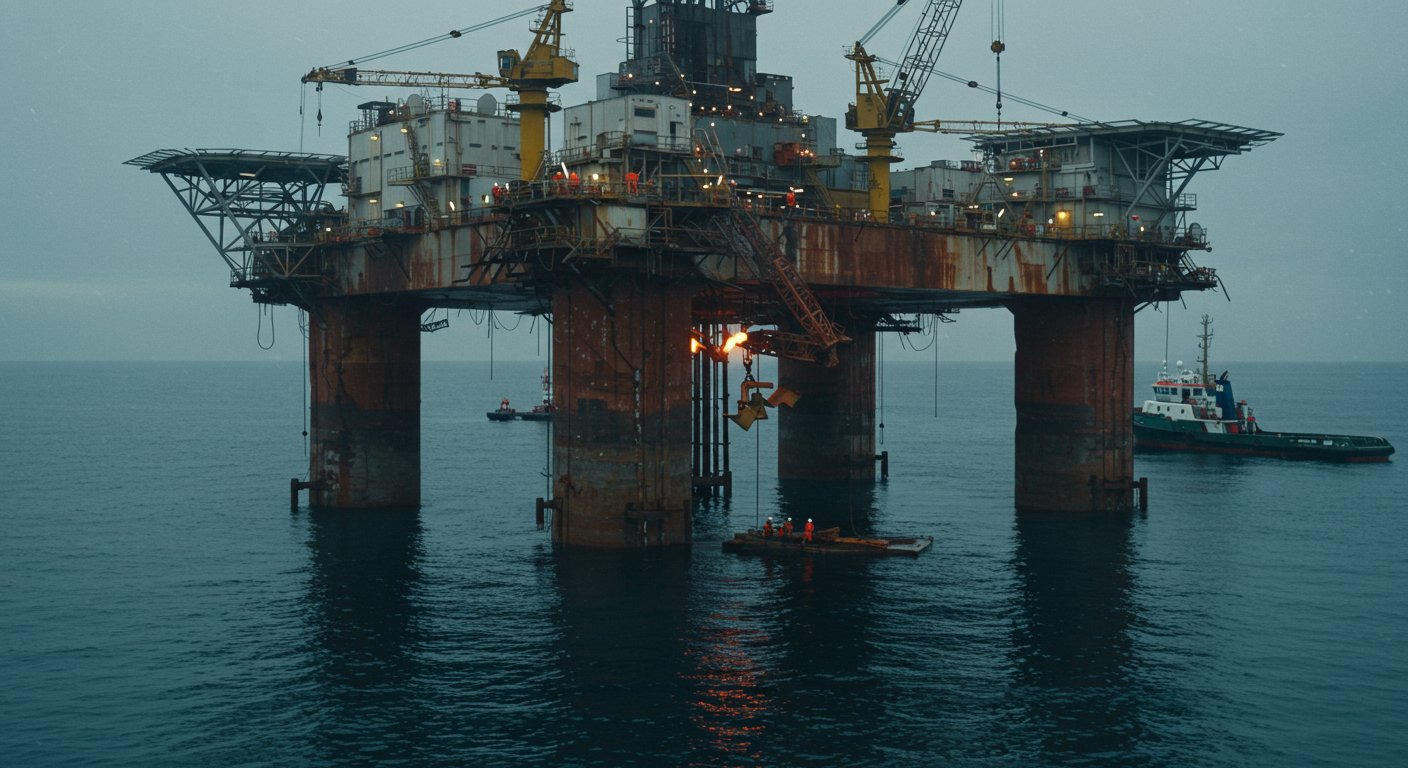 Демонтаж металлоконструкций нефтегазовой отрасли