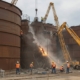 Демонтаж крупных стальных резервуаров