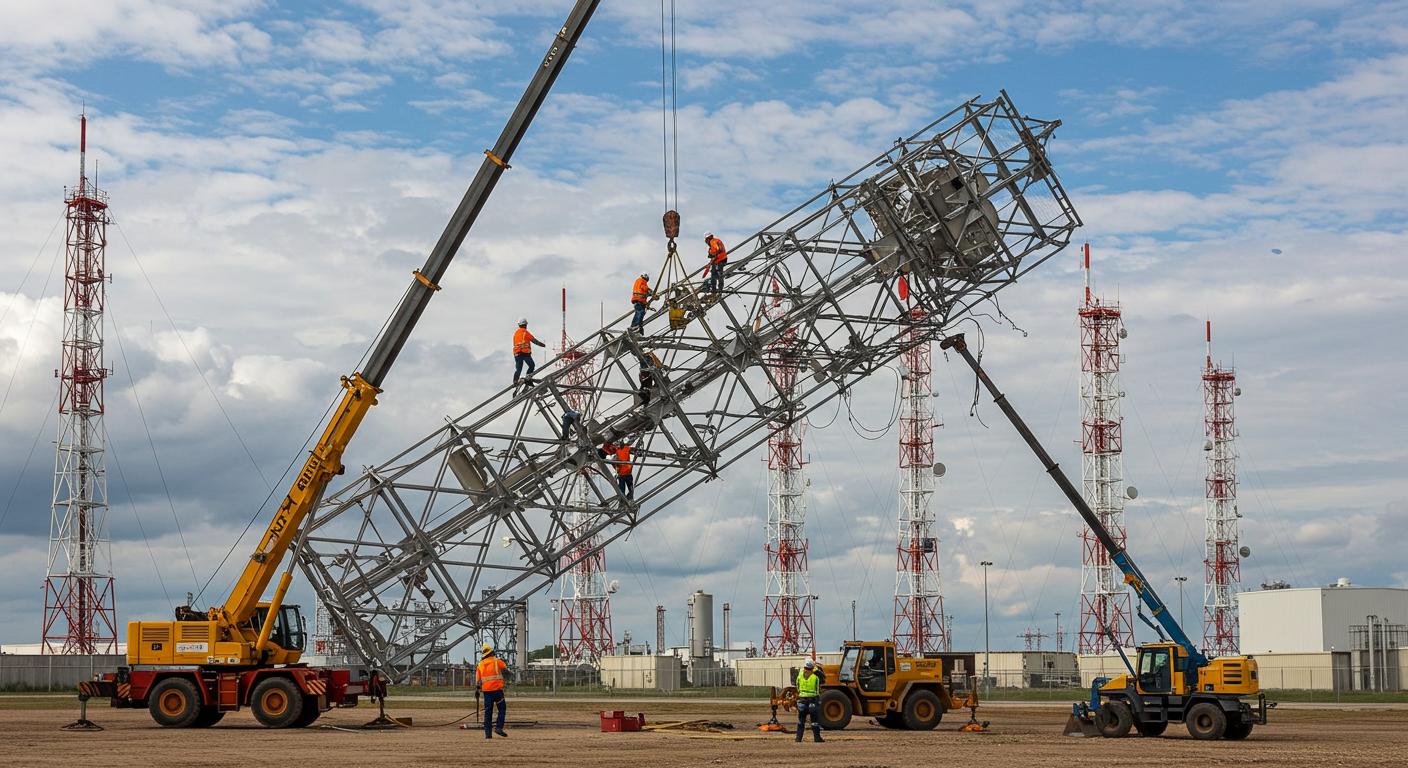 Демонтаж промышленных антенн
