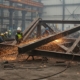 Разборка металлических производственных каркасов