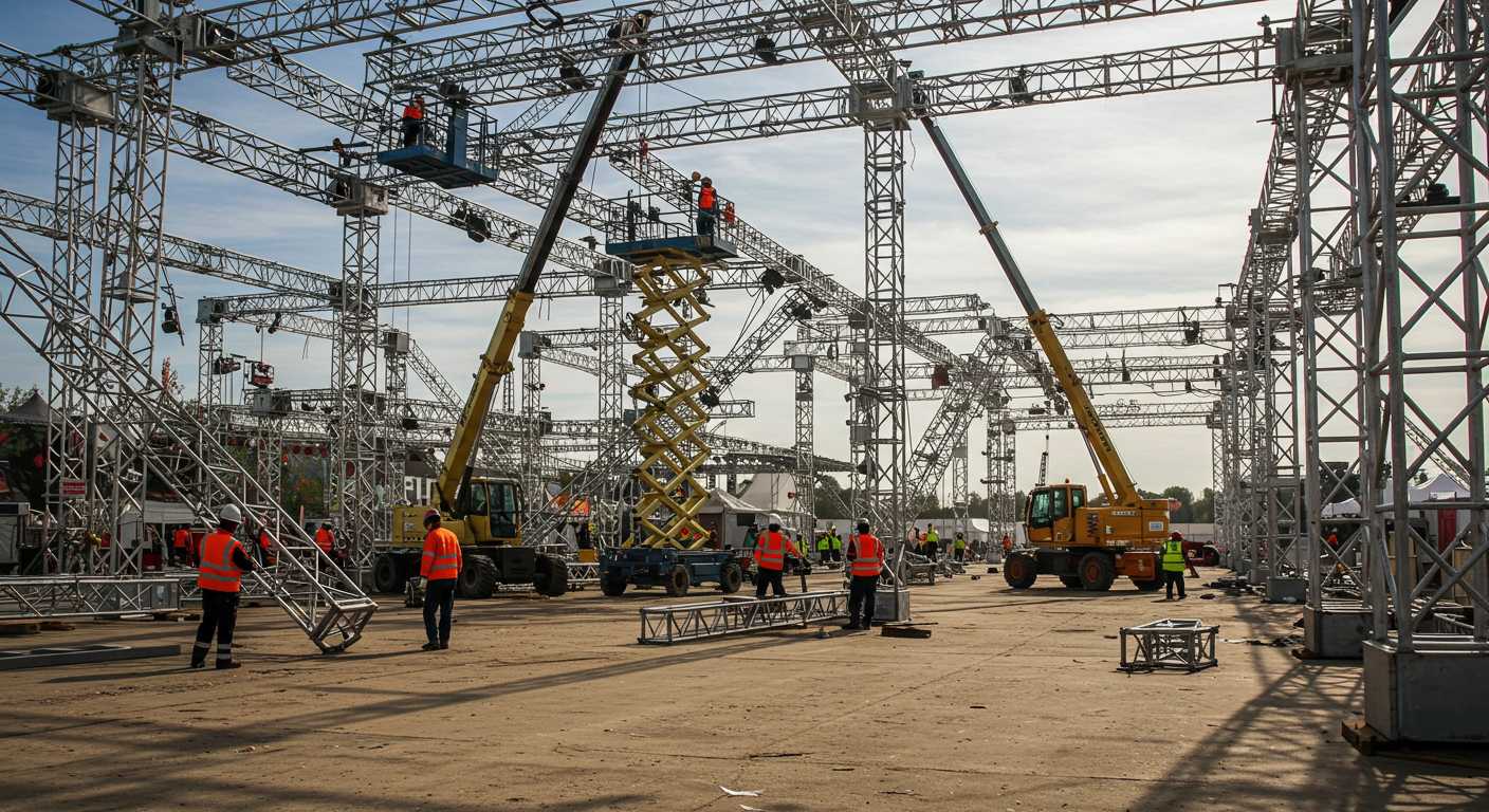 Демонтаж выставочных металлоконструкций