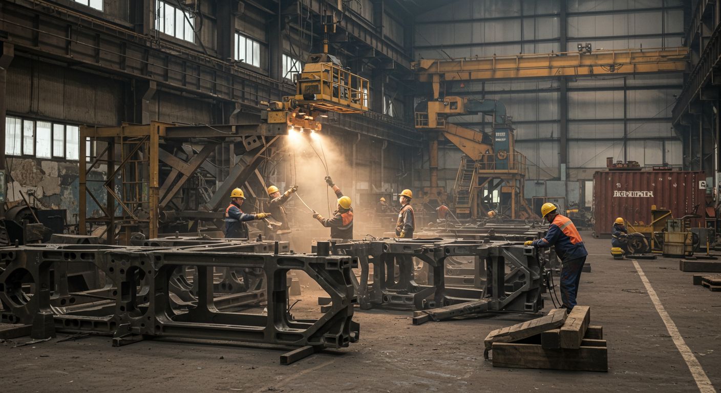 Демонтаж металлических конструкций из инструментальной стали