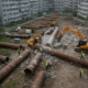 Демонтаж труб в крупных жилых комплексах