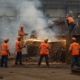 Демонтаж металлоконструкций методом газовой резки