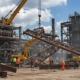 Демонтаж металлических конструкций заводских установок