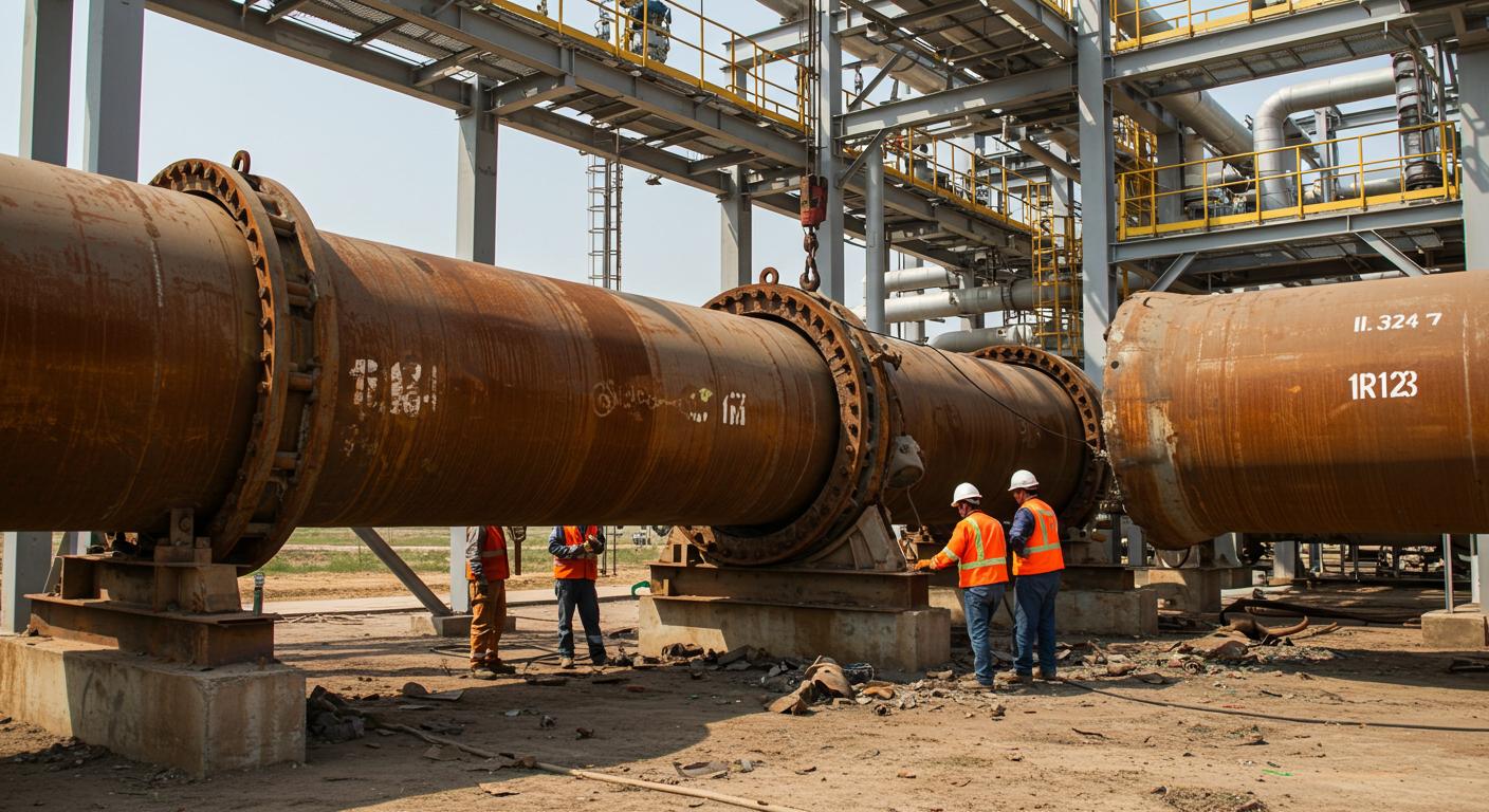 Демонтаж аварийных газовых труб