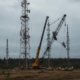 Демонтаж вышек междугородной радиосвязи