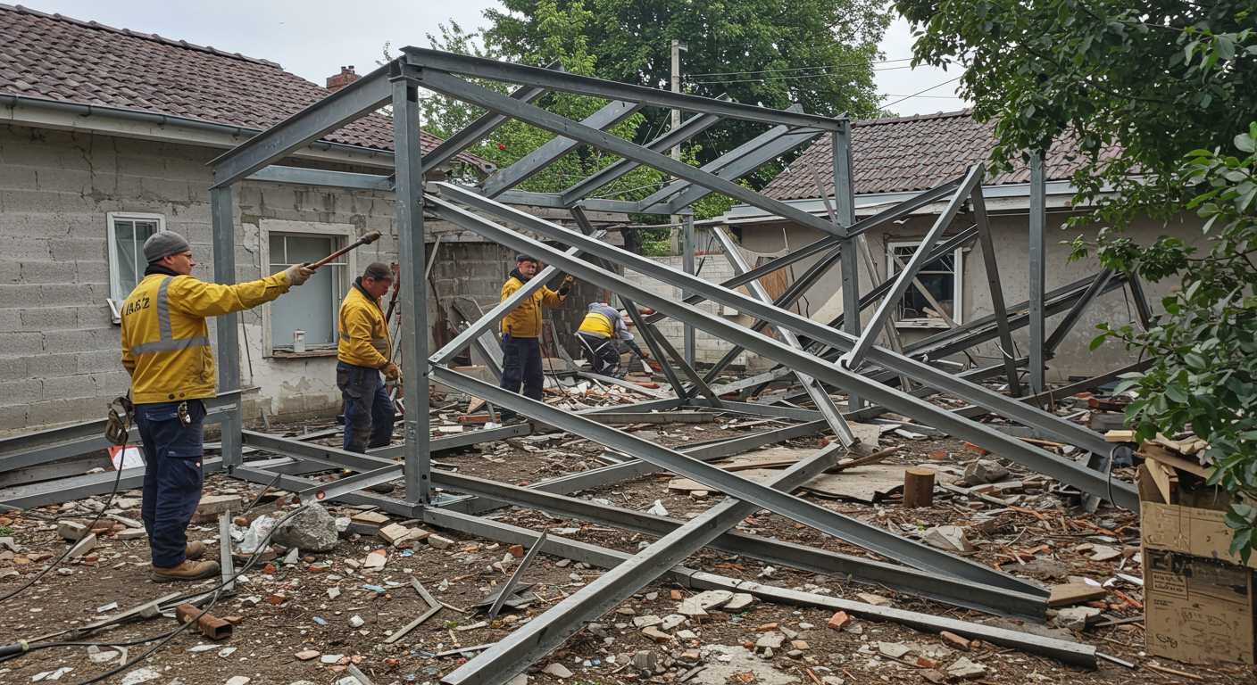 Демонтаж металлоконструкций частных домов