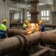 Услуги по удалению коррозийных труб в водоснабжении