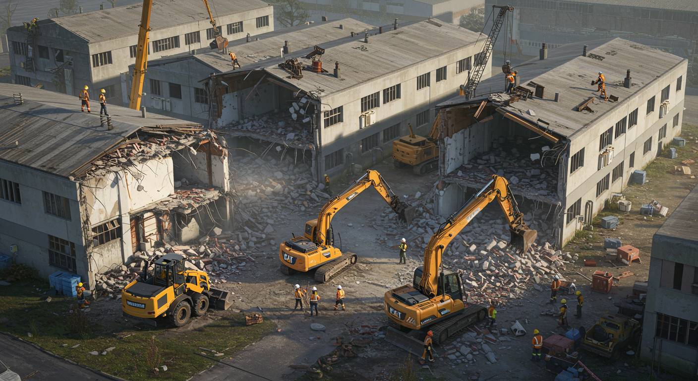 Демонтаж складов высокой надежности для промышленных объектов