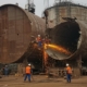 Демонтаж металлических резервуаров для нефтегазовой отрасли