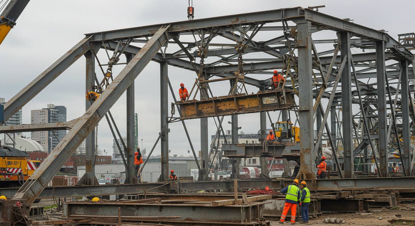 Демонтаж металлоконструкций премиум класса мостовых сооружений