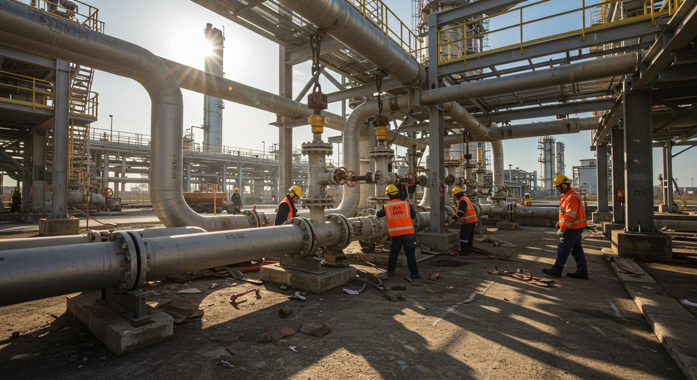 Срочный демонтаж труб газоснабжения на промышленных объектах