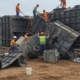 Демонтаж пластиковых резервуаров для водоснабжения и водоотведения