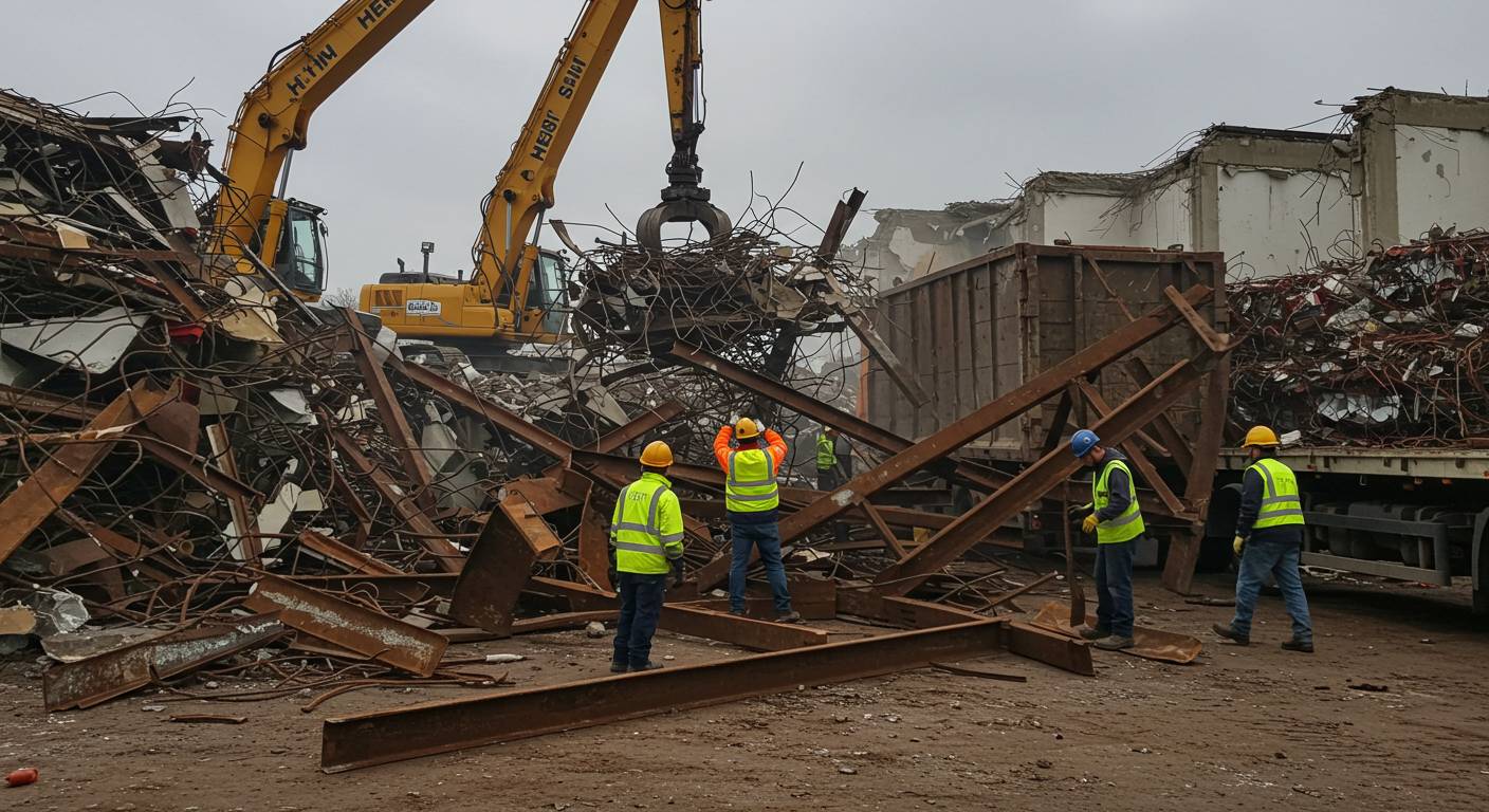 Вывоз металлолома после демонтажа Вывоз металлолома после демонтажа