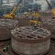 Демонтаж каркасных резервуаров на промышленных объектах