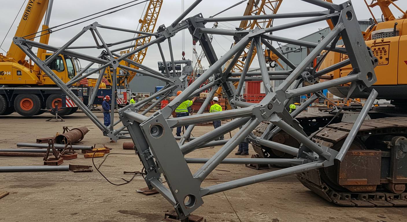 Демонтаж металлоконструкций специализированного типа крановых конструкций