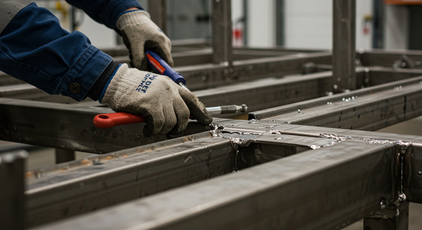 Демонтаж конструкции из нержавеющей стали Демонтаж конструкции из нержавеющей стали