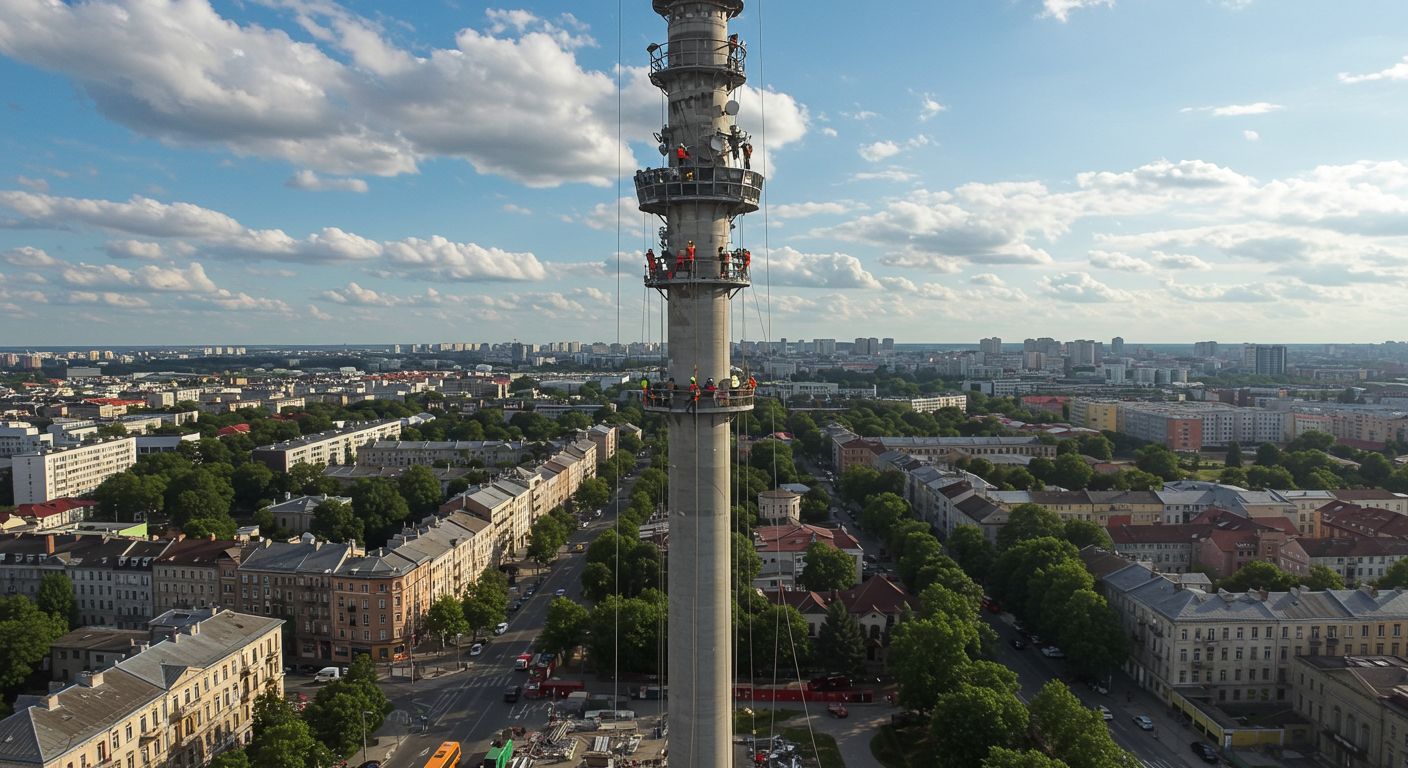 Демонтаж вышек телевещания