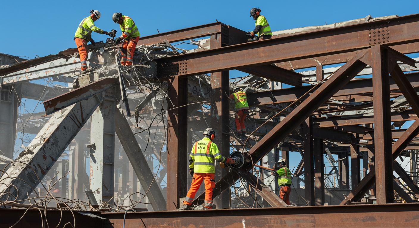 Демонтаж конструкций из цветных металлов Демонтаж конструкций из цветных металлов