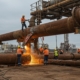 Демонтаж металлоконструкций в нефтегазовой отрасли трубопроводов